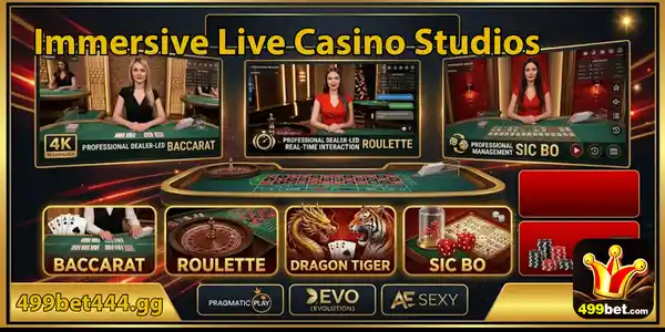 499bet live casino studios