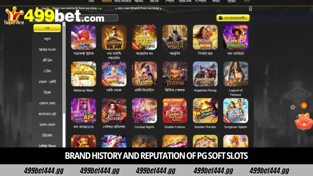 PG Soft slots high RTP games at 499bet
