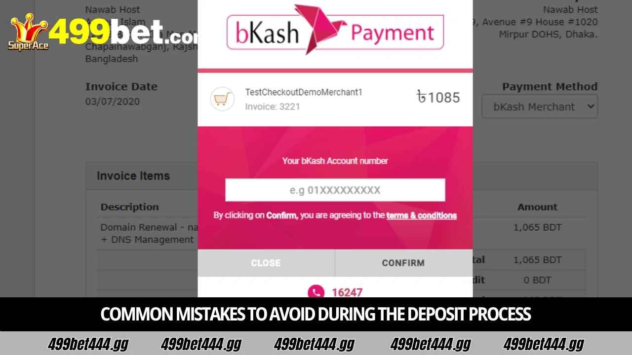 499bet bKash Deposit Guide – ৪9৯বেট-এ বিকাশ ডিপোজিট করার সঠিক নিয়ম 3 ডিপোজিট করার সময় সাধারণ ভুলগুলো এড়িয়ে চলুন