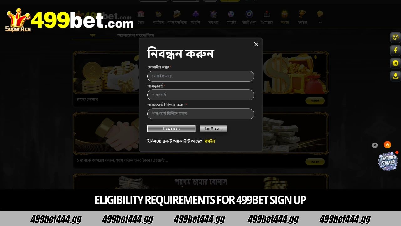 How to Complete a 499bet Sign Up for New Users