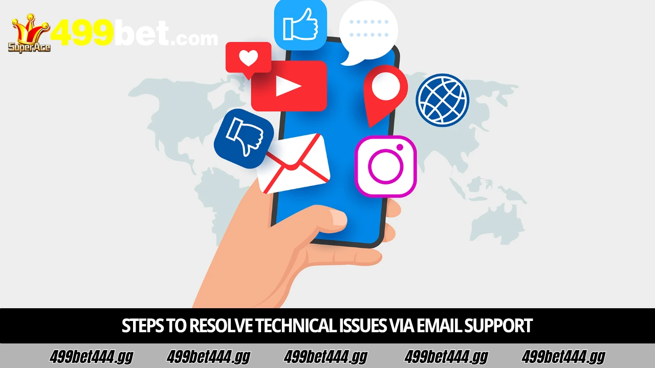 Steps to resolve technical issues via email support