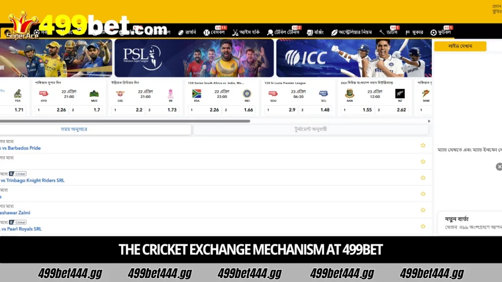Trusted Cricket Exchange Platform for Bangladesh 499bet